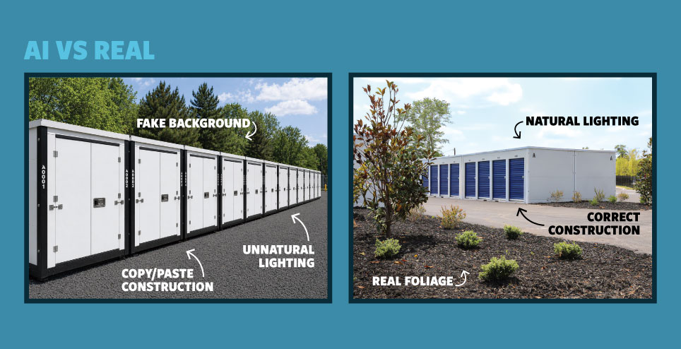 AI in self-storage, AI in self-storage industry, self-storage marketing AI, AI storage marketing, artificial intelligence self-storage, AI in storage operations, self-storage technology trends, AI in facility management, how to spot AI generated images in self-storage, misleading AI content in self-storage, AI generated storage facility images, risks of AI in self-storage marketing, AI vs real storage facility photos, using AI in self-storage marketing safely, how AI affects self-storage operations, benefits of AI in self-storage industry, problems with AI generated visuals in construction, why accuracy matters in self-storage marketing, self-storage facility design, storage unit layouts, modular storage solutions, portable storage containers, real storage facility photos, storage facility construction, storage marketing strategies, customer expectations in self-storage, storage business operations, real storage solutions, modular self-storage units, relocatable storage units, storage built for real use, real vs rendered storage, physical storage infrastructure, real products not AI, no AI marketing, authentic storage solutions, real builds real results