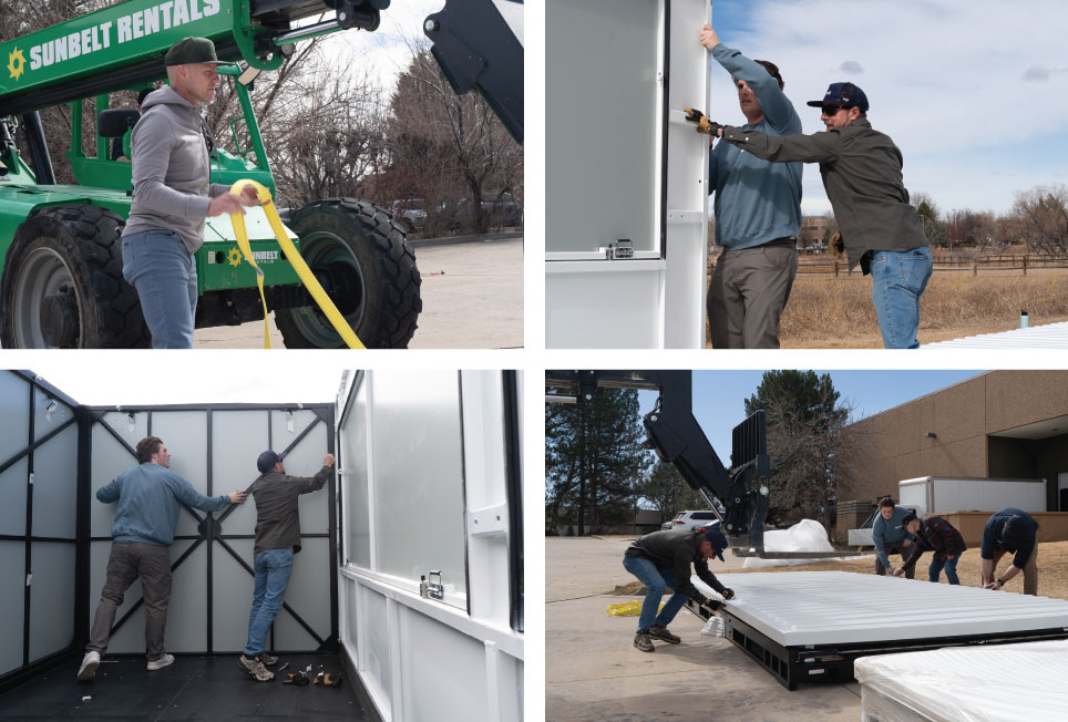 portable storage units, portable storage installation, portable storage build day, relocatable storage units, modular storage units, self storage expansion, self storage development, portable storage for self storage facilities, flat packed storage units, storage unit installation process, on site storage assembly, revenue generating storage units, self storage operators, flexible storage layouts, storage facility expansion solutions, swing door storage units, 8x20 storage units, fast storage installation, modular self storage, storage inventory expansion