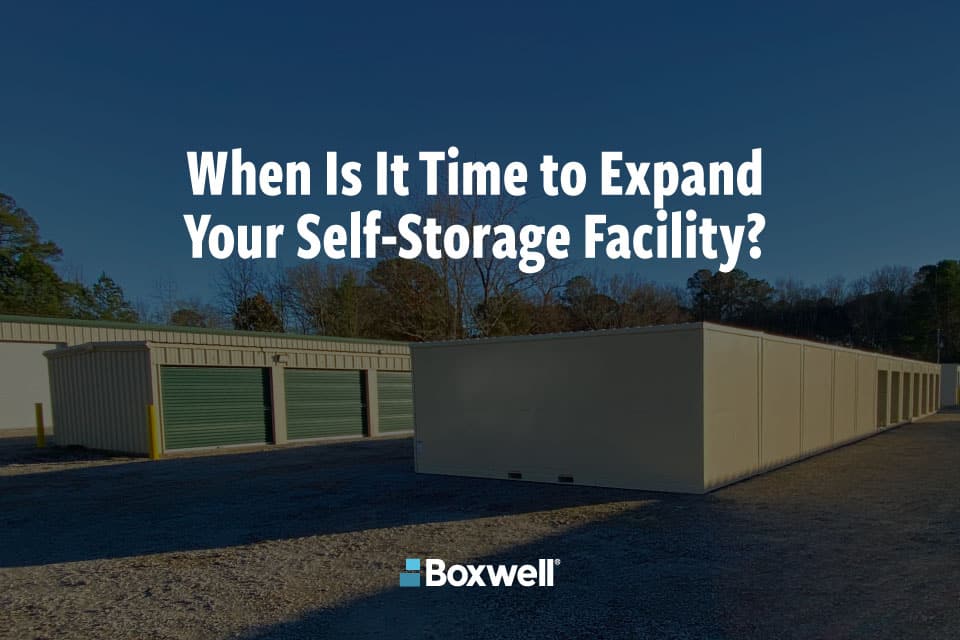 self-storage expansion, self-storage facility expansion, expanding a self-storage facility, self-storage growth, self-storage occupancy, self-storage demand, self-storage unit mix, self-storage development, self-storage facility planning, self-storage expansion ideas, self-storage capacity, rentable storage space, relocatable self-storage units, modular self-storage units, drive-up storage units, exterior self-storage units, interior self-storage, self-storage hallway systems, self-storage conversions, unused property space, maximizing rentable space, RV and boat storage, storage facility optimization, flexible self-storage expansion, self-storage market demand, Boxwell self-storage