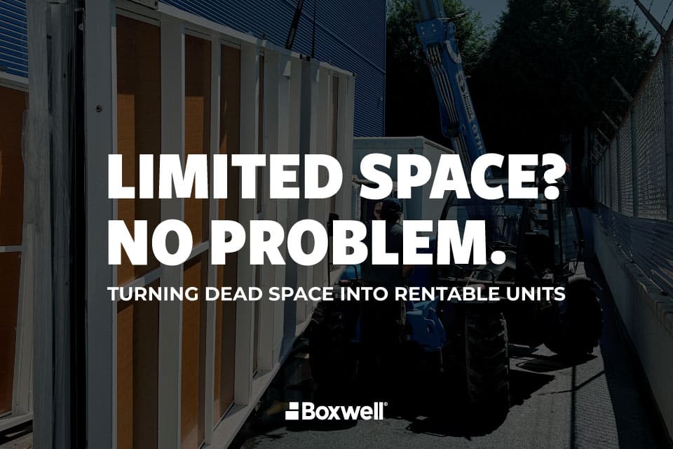 self-storage expansion, relocatable storage units, portable storage units, self-storage development, rentable square footage, unused storage space, perimeter storage expansion, self-storage construction alternative, modular self-storage units, self-storage site optimization, self-storage installation, rapid self-storage expansion, drive up storage units, relocatable self-storage, storage facility expansion, storage site development, storage unit installation, Boxwell relocatable units, self-storage operators, maximizing storage space, storage facility growth, self-storage buildout, portable self-storage solutions, storage expansion solutions, additional rentable space