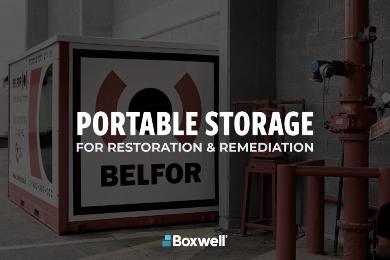 Smart Uses for Portable Storage for Restoration & Remediation | Boxwell