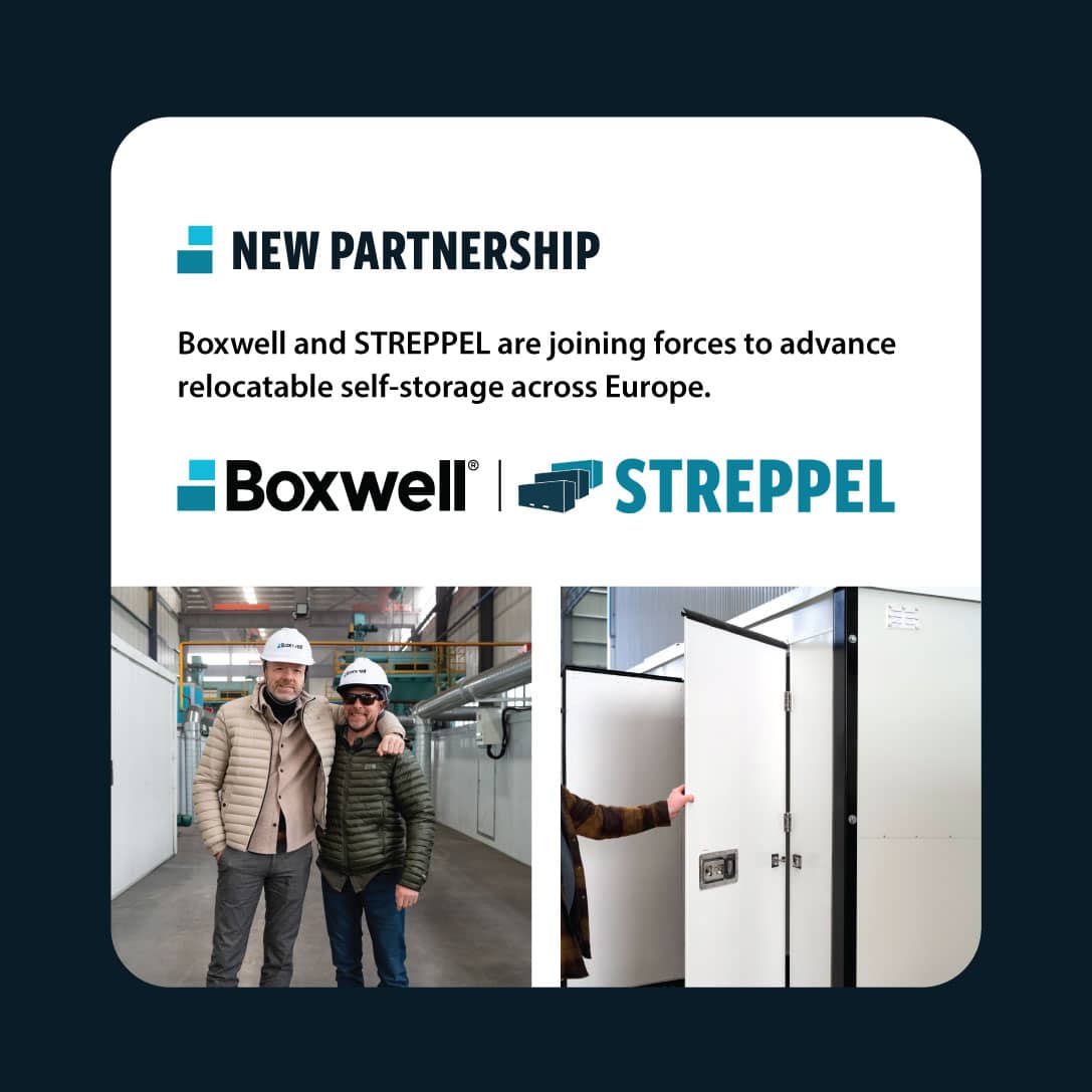 Boxwell Q3 2026 newsletter, Boxwell Q3 highlights, self-storage industry news, self-storage industry updates, self-storage trends 2026, relocatable self-storage units, portable storage containers, external self-storage, European self-storage market, European self-storage growth, FEDESSA 2026, FEDESSA Conference, Boxwell STREPPEL partnership, STREPPEL relocatable storage, self-storage partnerships, self-storage expansion solutions, modular self-storage, self-storage facility development, Blue Self Storage, FEDESSA External Storage Site of the Year, Cool-Binz, climate-controlled portable storage, portable storage franchise, Boxwell product catalog, self-storage solutions, hallway systems, Modern Storage Media THE Show 2026, self-storage trade shows, storage industry events, Boxwell storage solutions