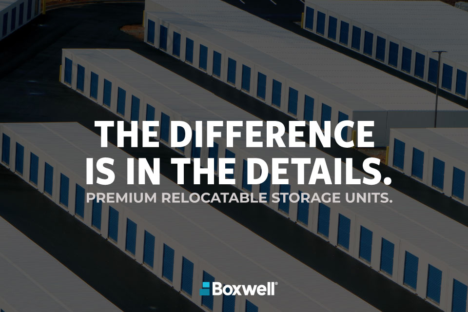 relocatable storage units, relocatable self storage units, portable storage units, modular storage units, steel storage units, outdoor storage units, drive up storage units, self storage unit manufacturer, storage unit manufacturer, storage unit supplier, prefabricated storage units, self storage expansion, self storage development, self storage site layout, self storage unit mix, storage facility design, storage facility expansion, storage unit installation, self storage installation support, white glove installation, corrugated steel roof, anti condensation roof spray, roll up doors, roll up door quality, double spring roll up door, rubber door seal, storage unit weather seal, durable storage units, high load capacity storage units, stackable storage units, forklift pockets, movable storage units, moveable storage units, units that can be moved while loaded, flat pack storage units, flat packed shipping, reduce freight costs, section 179 storage units, foundation free storage units, long term storage durability, storage unit warranties, custom color storage units, branded storage units, storage unit decals, boxwell storage units, boxwell relocatable units