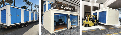 Boxwell, self-storage associations, how to start a self-storage business, events, publications, forums, connect to the self-storage industry, content series, networking, education, advocacy, exposure, self-storage news, self-storage blogs, in-person events, ISS, SSA, fork lift, trailer, setting up for trade show